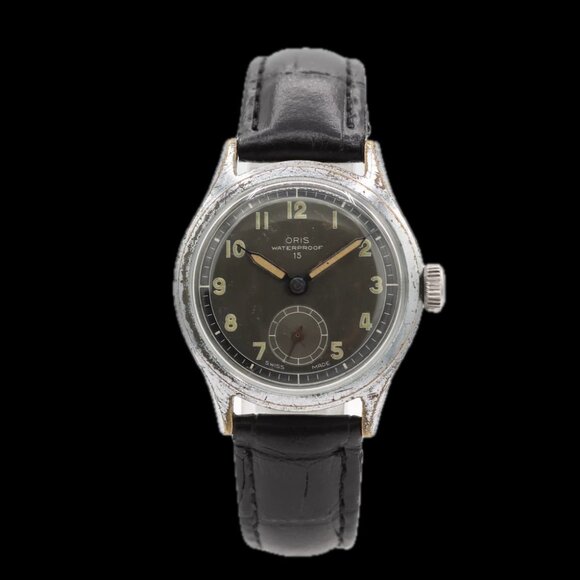 Vintage Oris Small Seconds 15 Jewel Men's Mechanical Wristwatch 451 Swiss Made - Picture 1 of 4